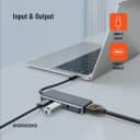 Porodo 4in1 HDMI 4K USB-C Hub 6