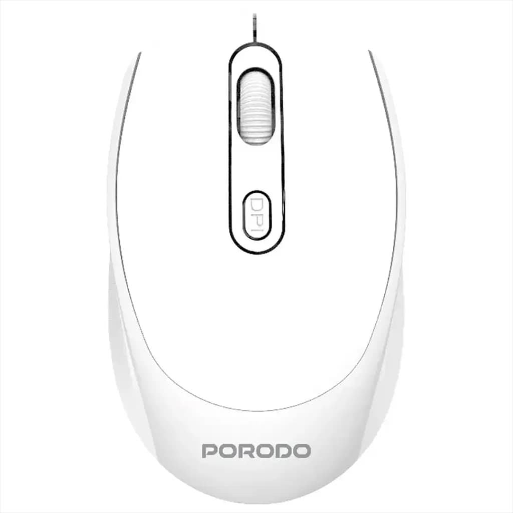 Porodo Wireless Mouse - 0810white