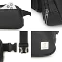 Black Leather Waist Bag 5