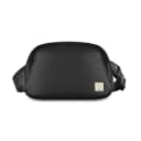 Black Leather Waist Bag 2