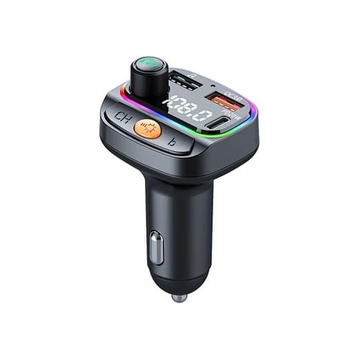 Car Bluetooth FM Transmitter with Dual USB Ports