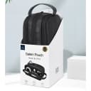 Black Double-Zip Travel Toiletry Bag 2
