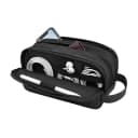 Black Double-Zip Travel Toiletry Bag 3