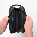 Black Double-Zip Travel Toiletry Bag 4