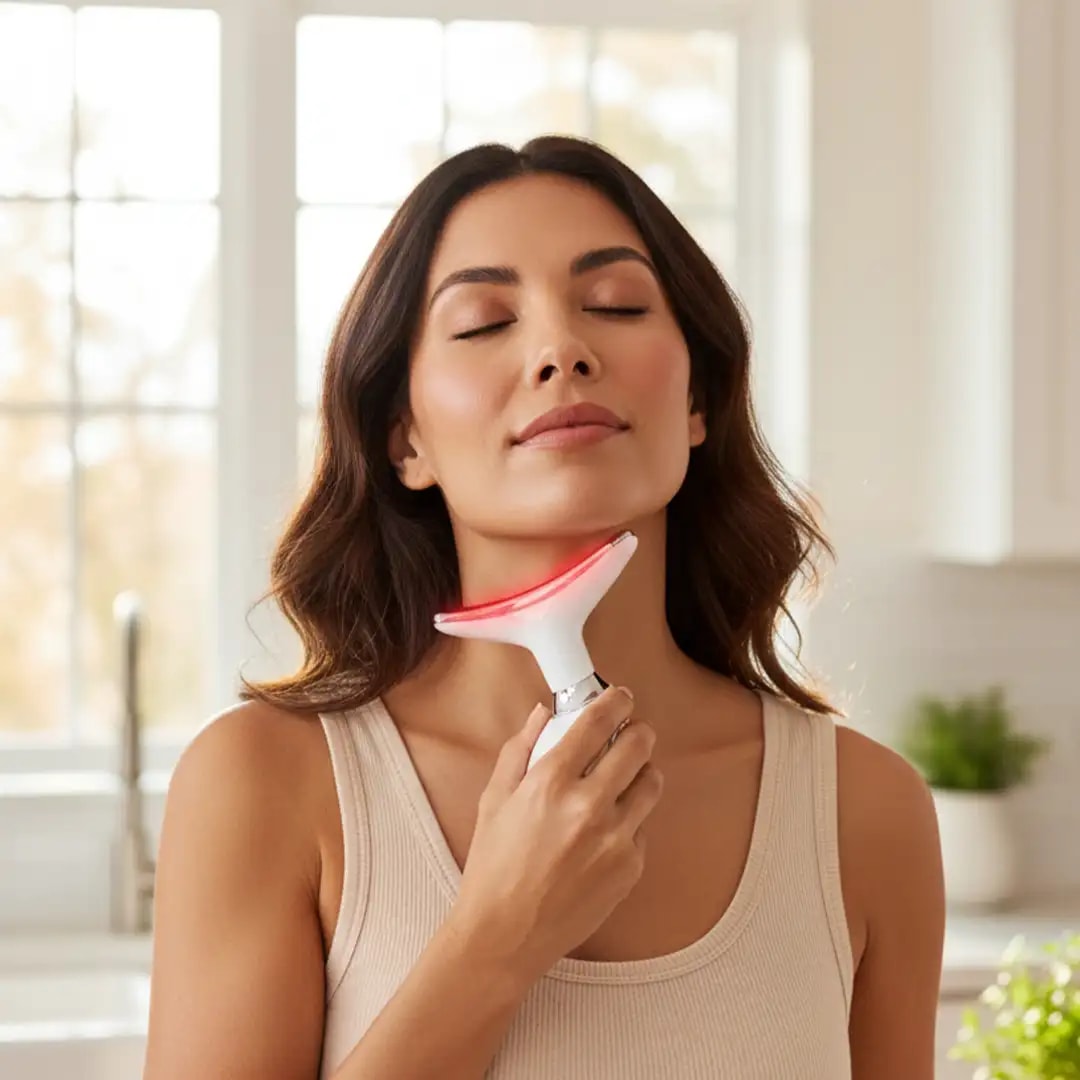 LED Neck & Face Sculpting Massager 7-Color