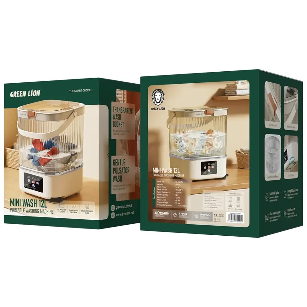 Green Lion MINI WASH 12L Portable Washing Machine 2