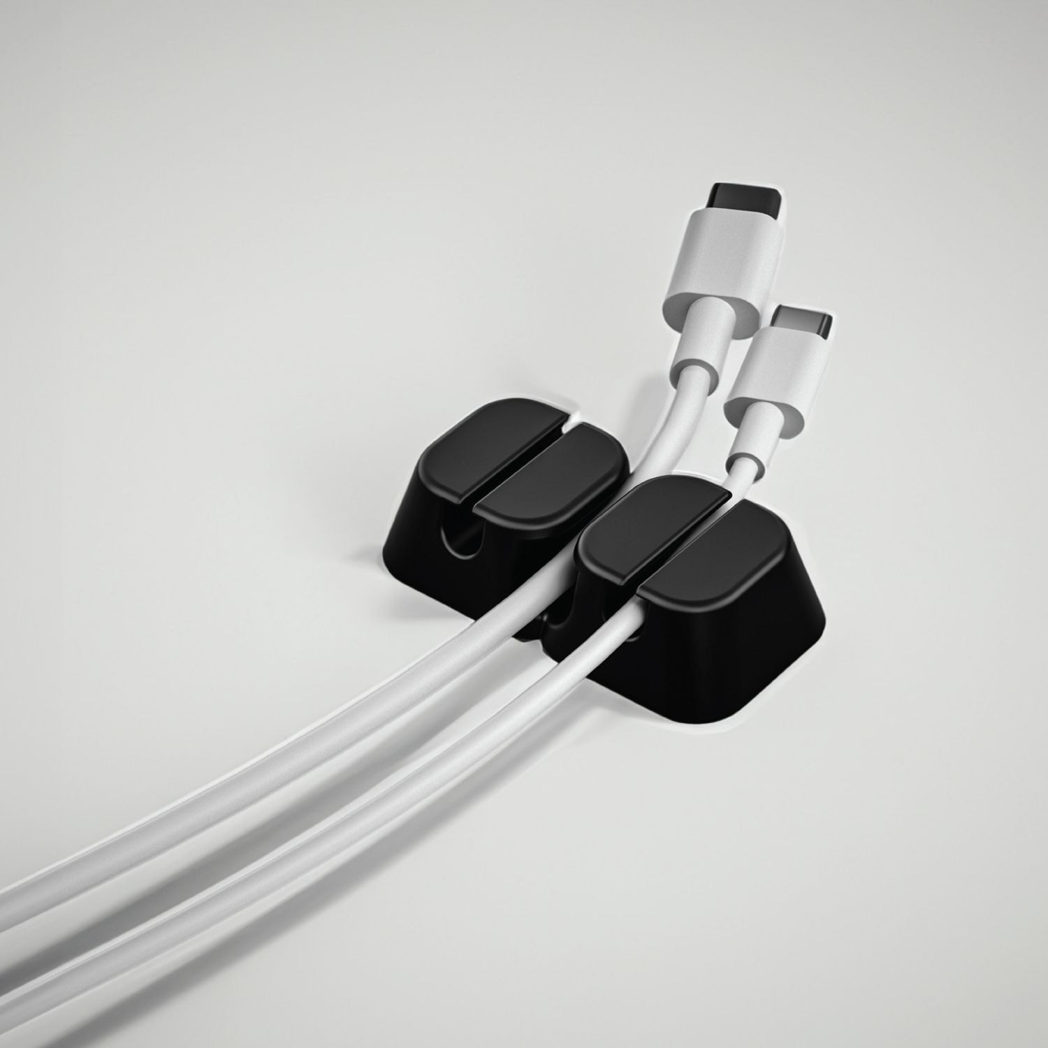 Black Cable Organizer Clip 2
