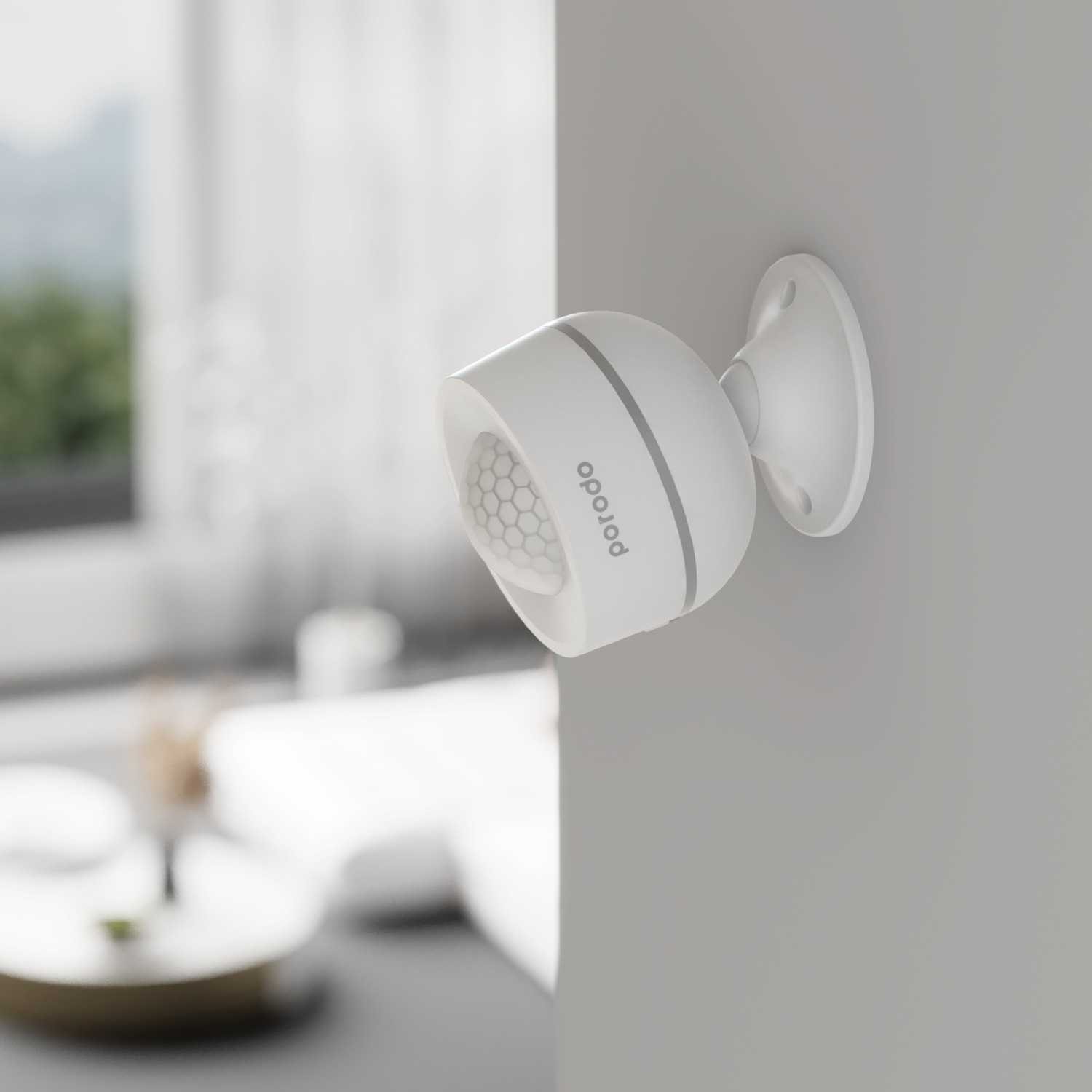 Porodo Lifestyle Smart Motion Sensor with Humidity & Temperature Sensors 2
