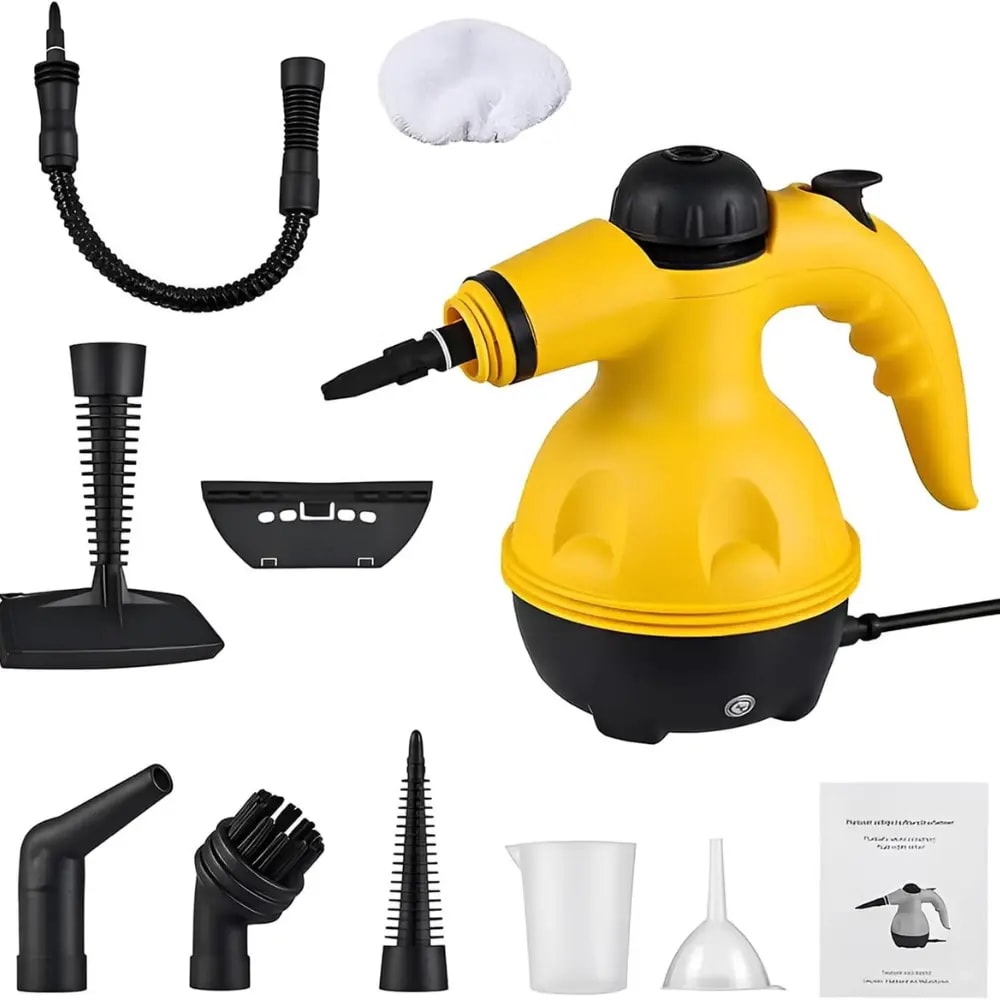 Handheld Multi-Purpose Steam Cleaner with Accessory Kit