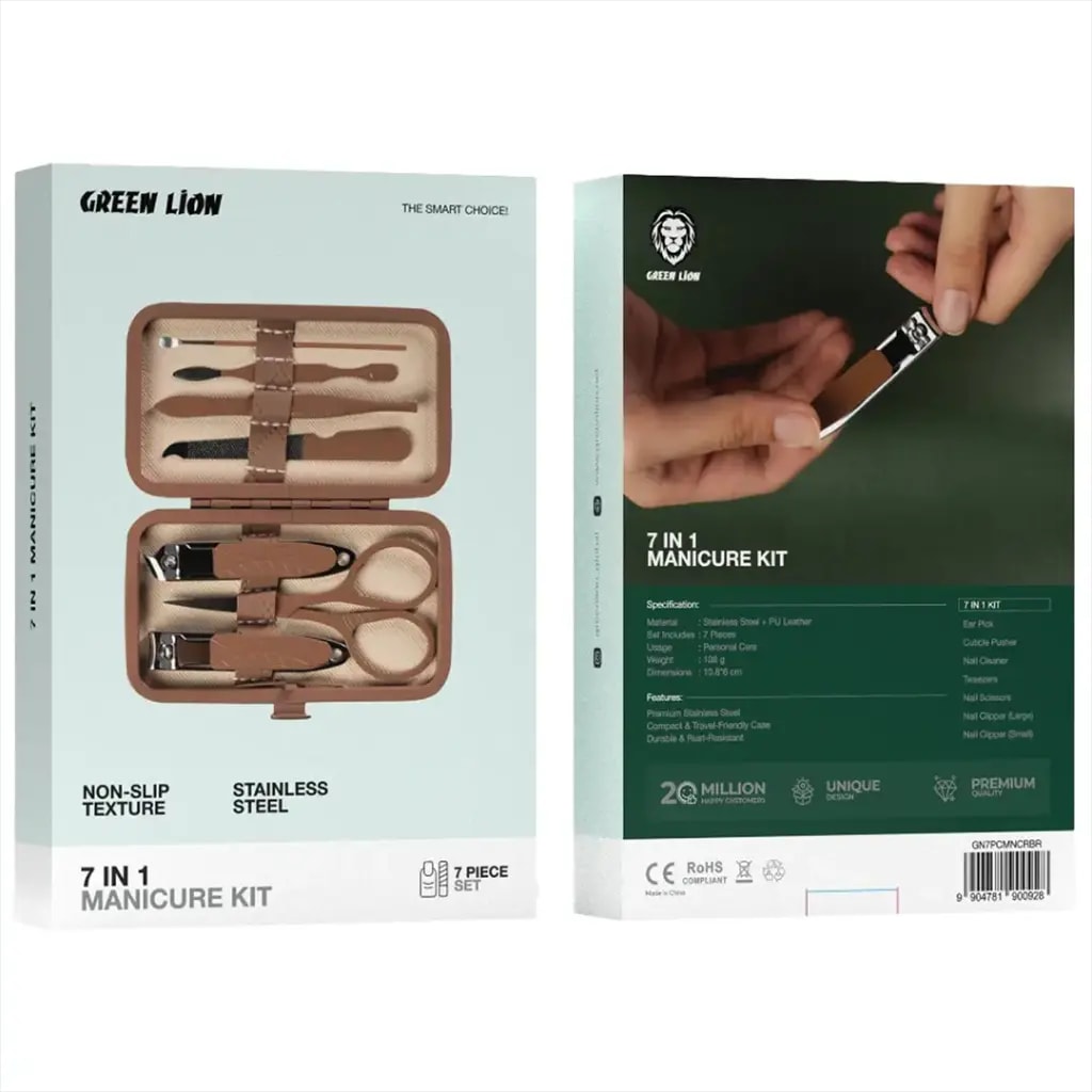 Green Lion 7 in 1 Manicure Kit 2