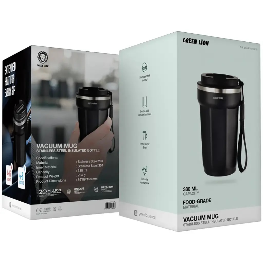 Green Lion Vacuum Mug 380 ml 2
