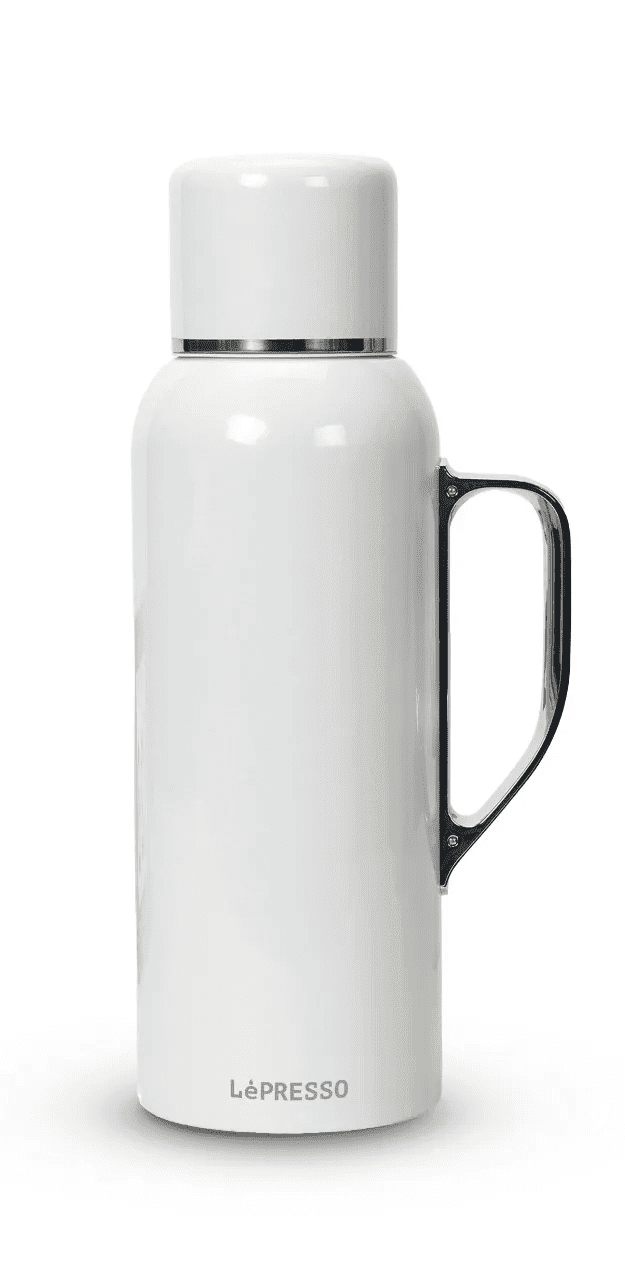 LéPRESSO White Stainless Steel Thermos Flask 4