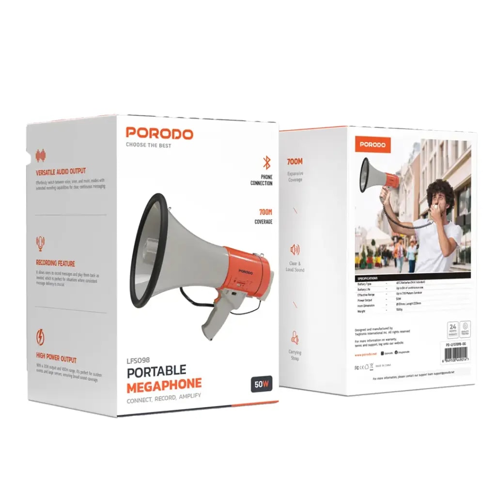 Porodo Portable Megaphone 2