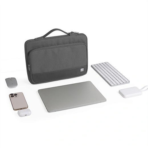 Black Laptop Sleeve Bag with Handle 4