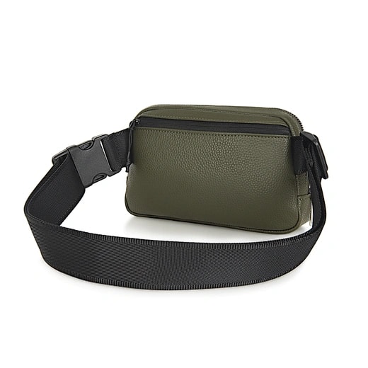 Black Leather Waist Bag 8