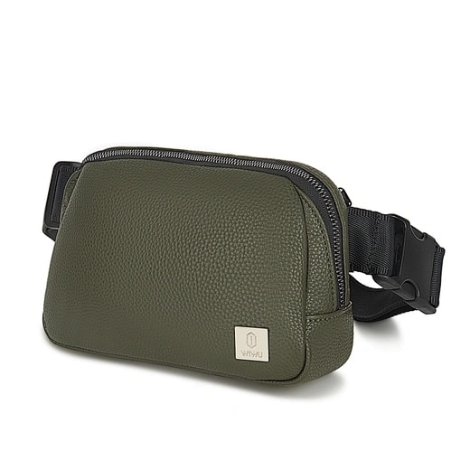 Black Leather Waist Bag 7
