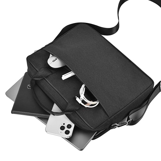 Black Laptop Shoulder Bag 3