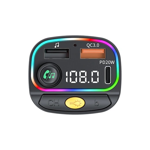 Car Bluetooth FM Transmitter with Dual USB Ports 7