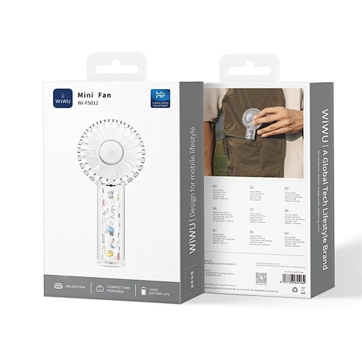 WiWU Wi-FS012 Mini Fan - White 2