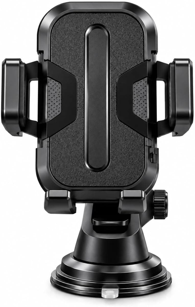 Universal Car Phone Mount Holder with Suction Cup & Air Vent Clip