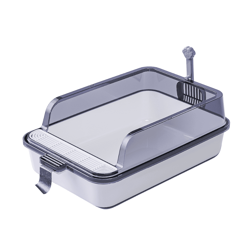 Covered Cat Litter Box with Scoop
