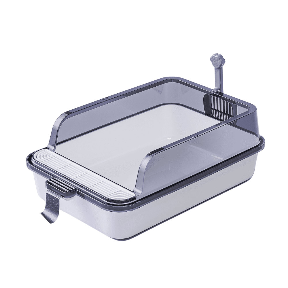 Covered Cat Litter Box with Scoop