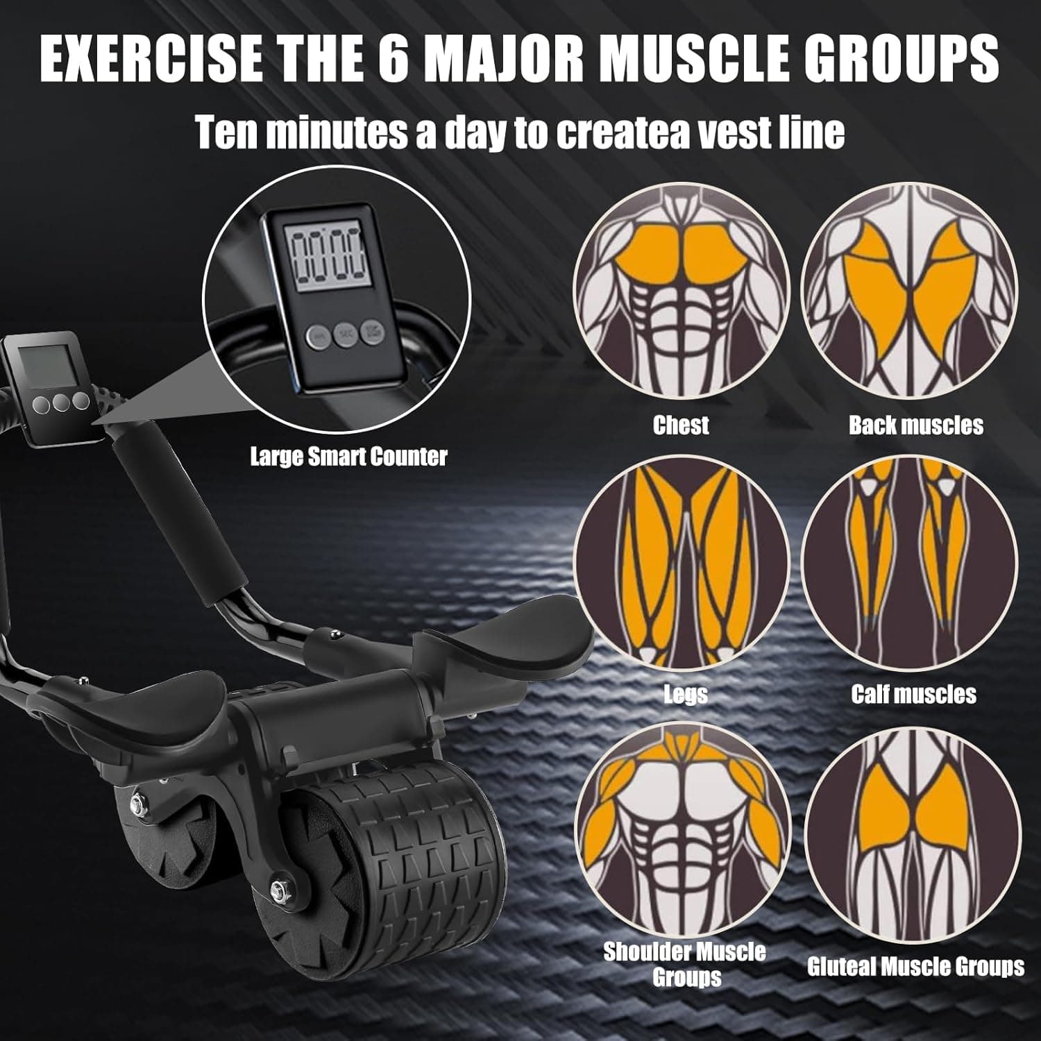 Automatic Rebound Healthy Abdomen Wheel