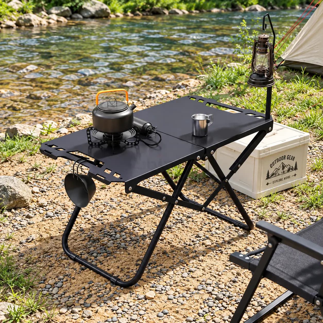 DOUBLE PARTY FOLDABLE MINI TABLE