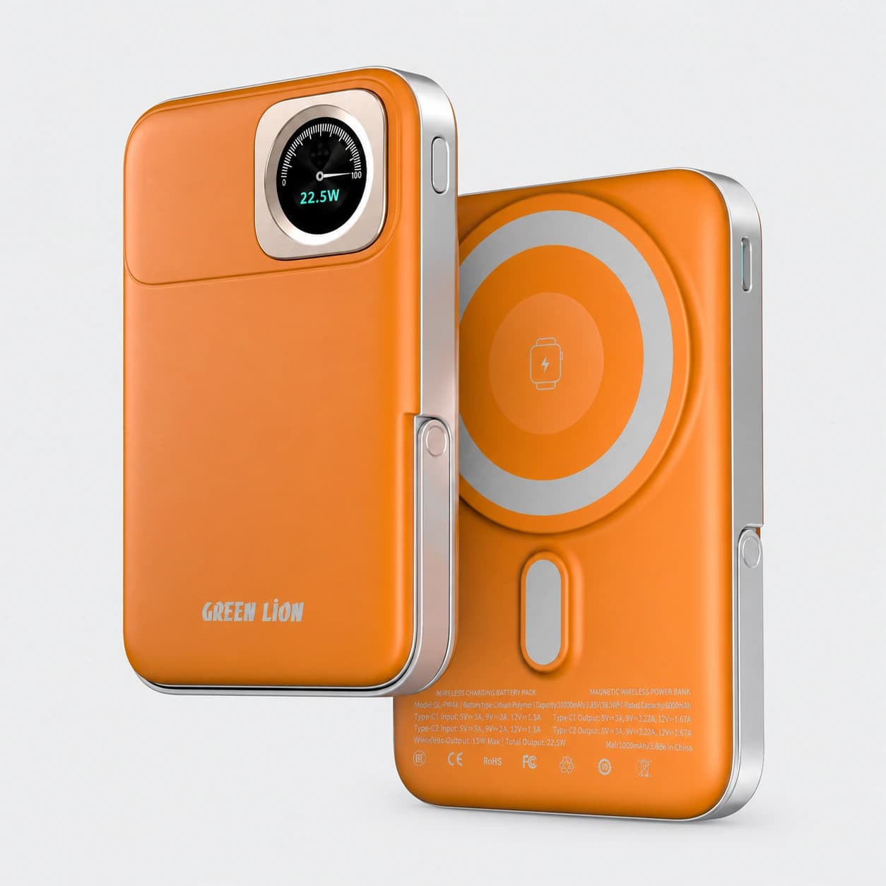 Green Lion Volt Gauge 10000mAh Power Bank PD 22.5W