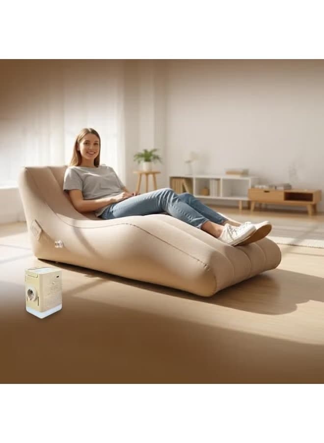 Toby's Automatic Inflatable Air Sofa 02 with Rechargeable Pump & LED Light