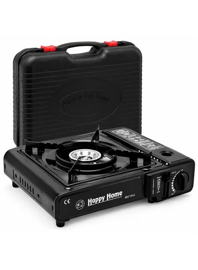 Happy Home BDZ-155-A Portable Gas Stove with Carrying Case