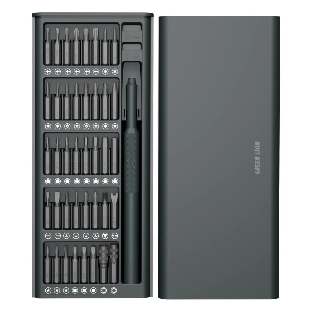Green Lion GMS-42A Manual Screwdriver Set - Grey