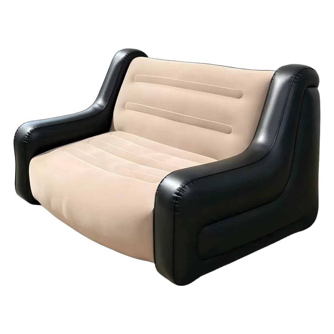 Green Lion Double Seater Inflatable Sofa