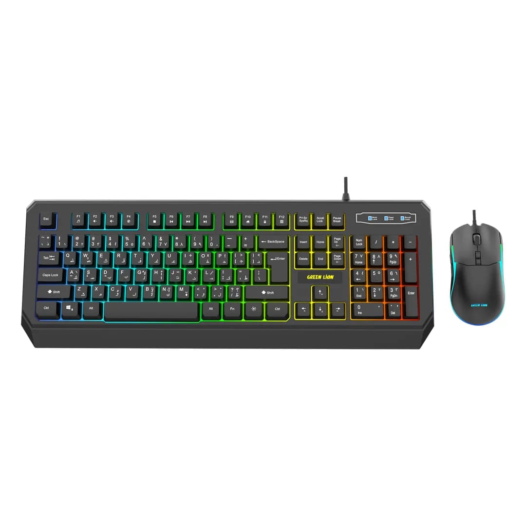 Green Lion GKM-65 Gaming Mouse & Keyboard Combo