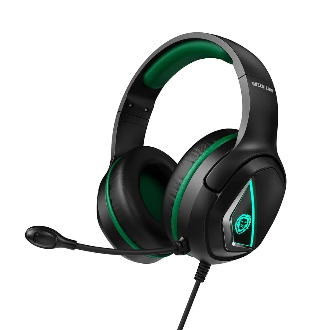 Green Lion Runner Wired Gaming Headphone