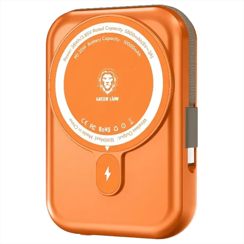 Green Lion 10000mAh Monaco MagSafe Power Bank
