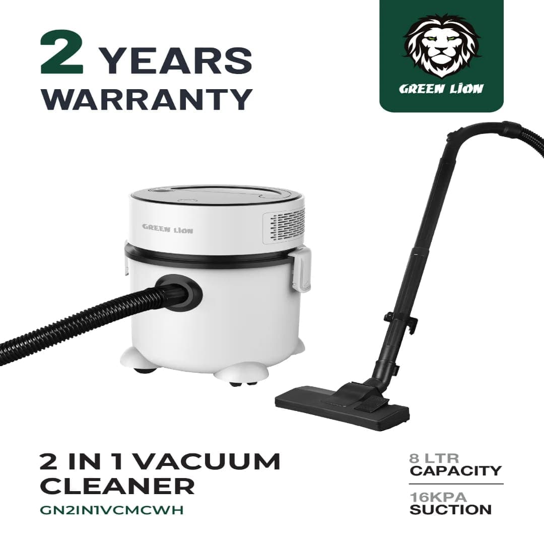Green Lion 2 In 1 Vacuum Cleaner