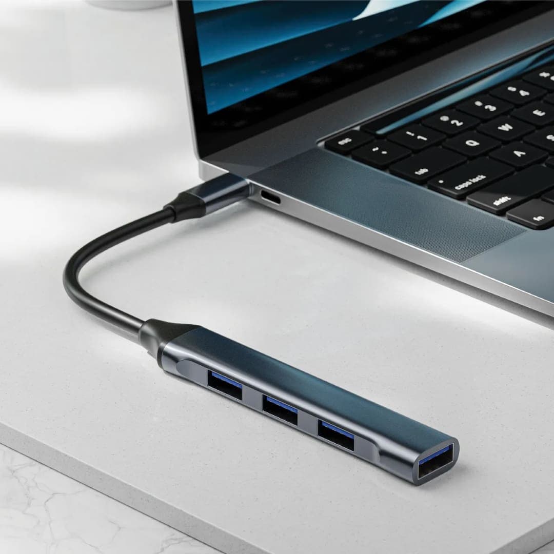 Green Lion 4 IN 1 USB-C Hub - Docking Station Adapter