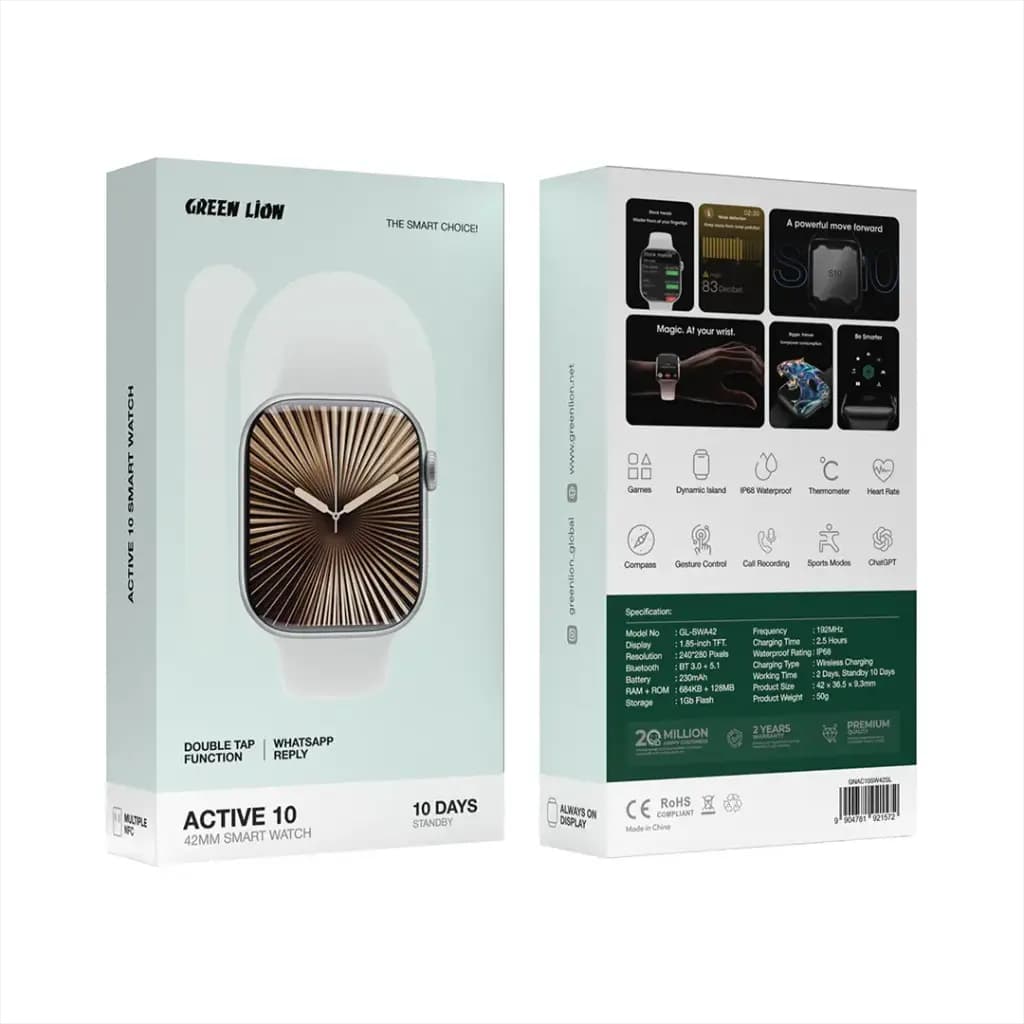 Green Lion Active 10 42mm Smart Watch
