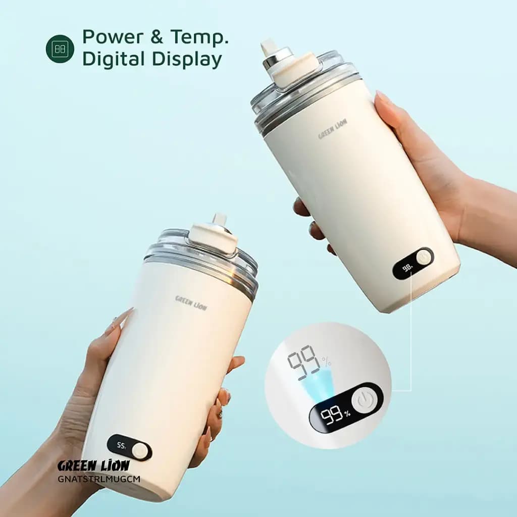 Green Lion Auto-Stirring Mug 350mL