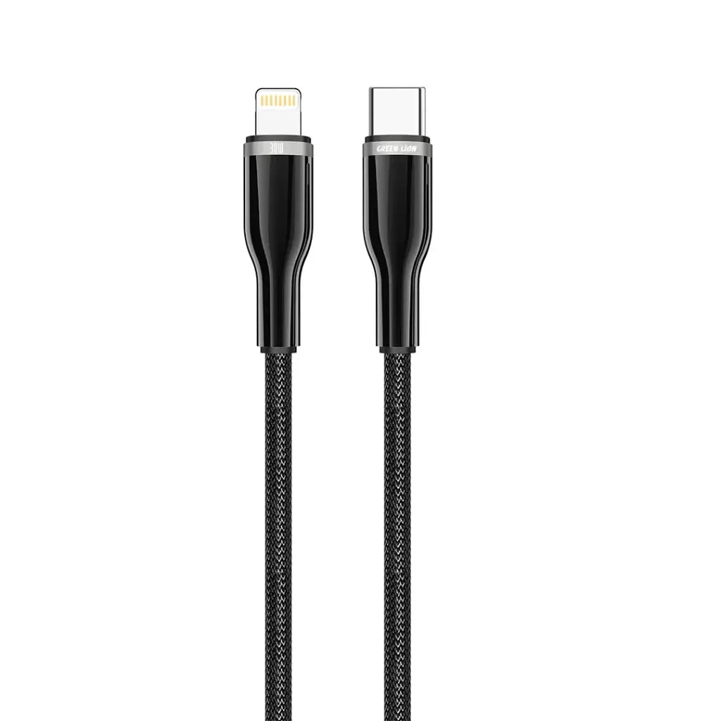 Green Lion Braided Zinc Alloy Cable USB-C To Lightning 27W