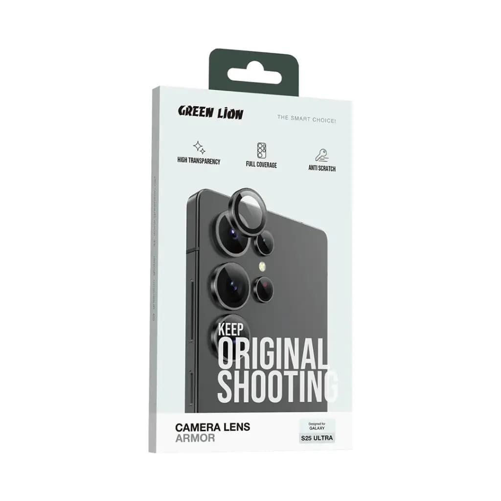 Green Lion Camera Lens Armor for S25 Ultra