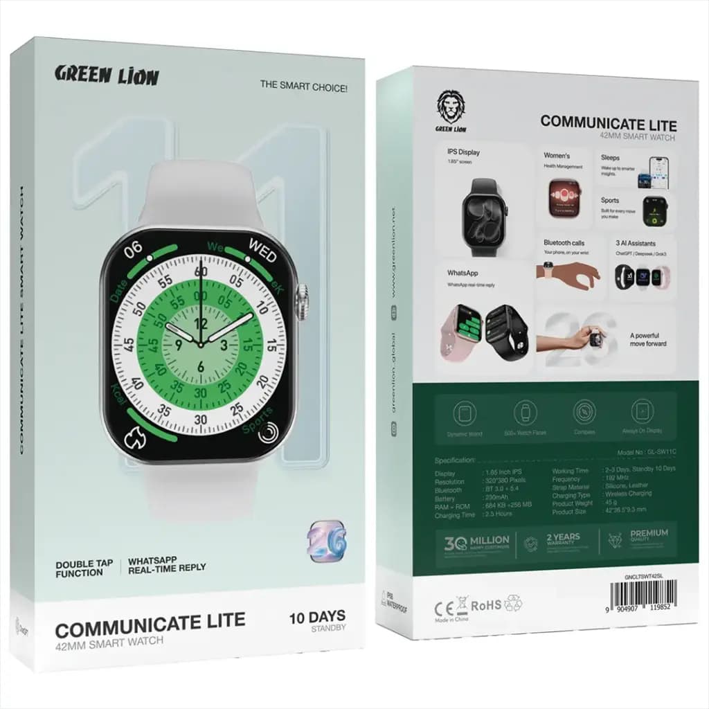 Green Lion Communicate Lite 42 Smart Watch - 42mm