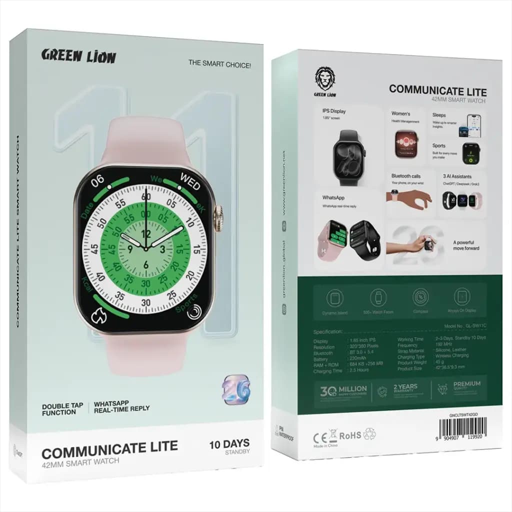 Green Lion Communicate Lite 42 Smart Watch - 42mm