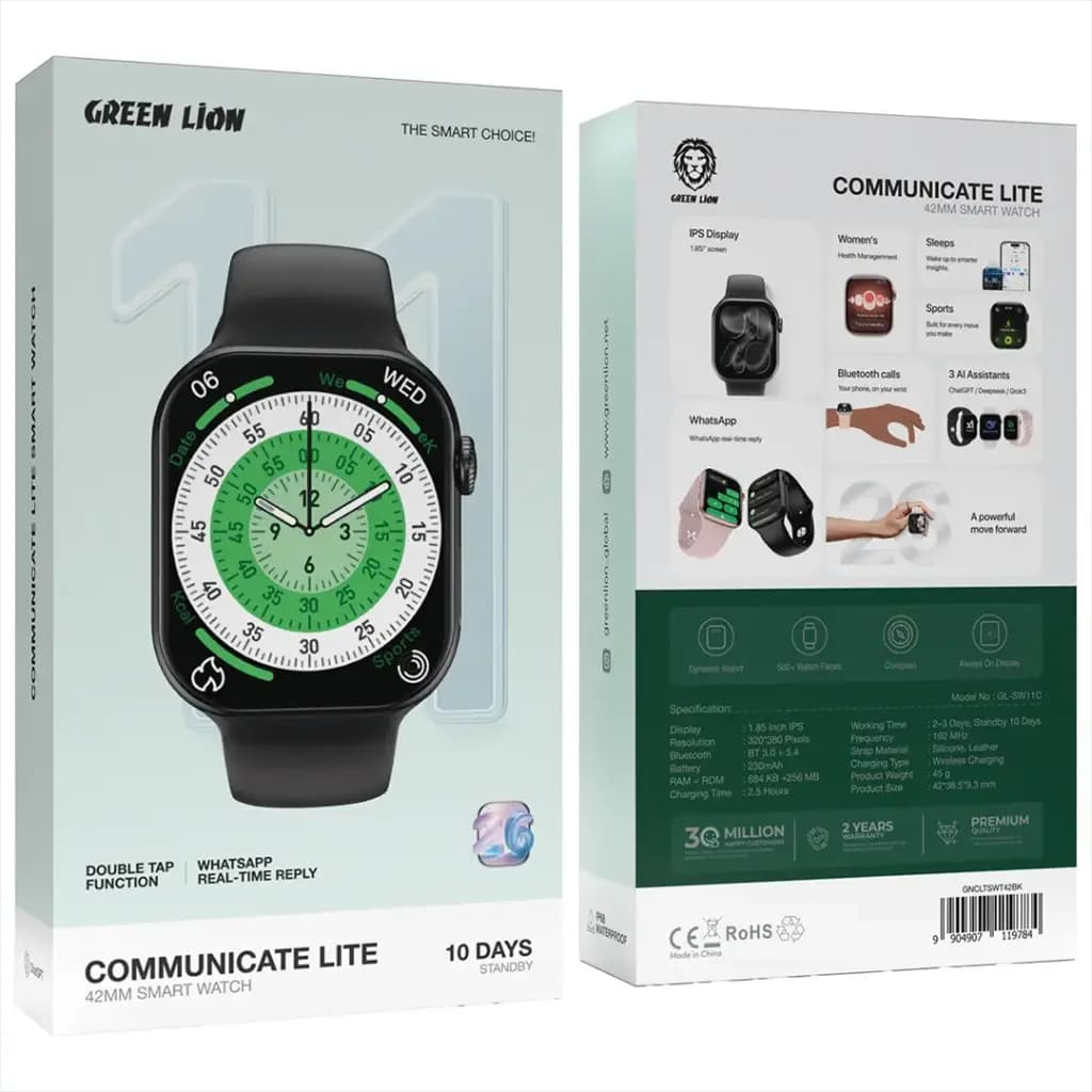 Green Lion Communicate Lite 42 Smart Watch - 42mm