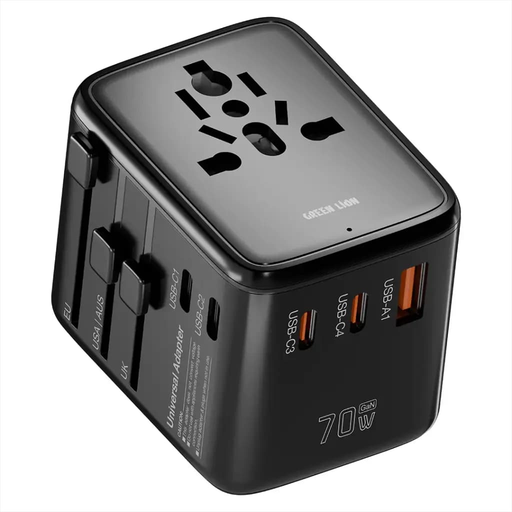 Green Lion COMPANION 70 GaN PD 70W Travel Adapter