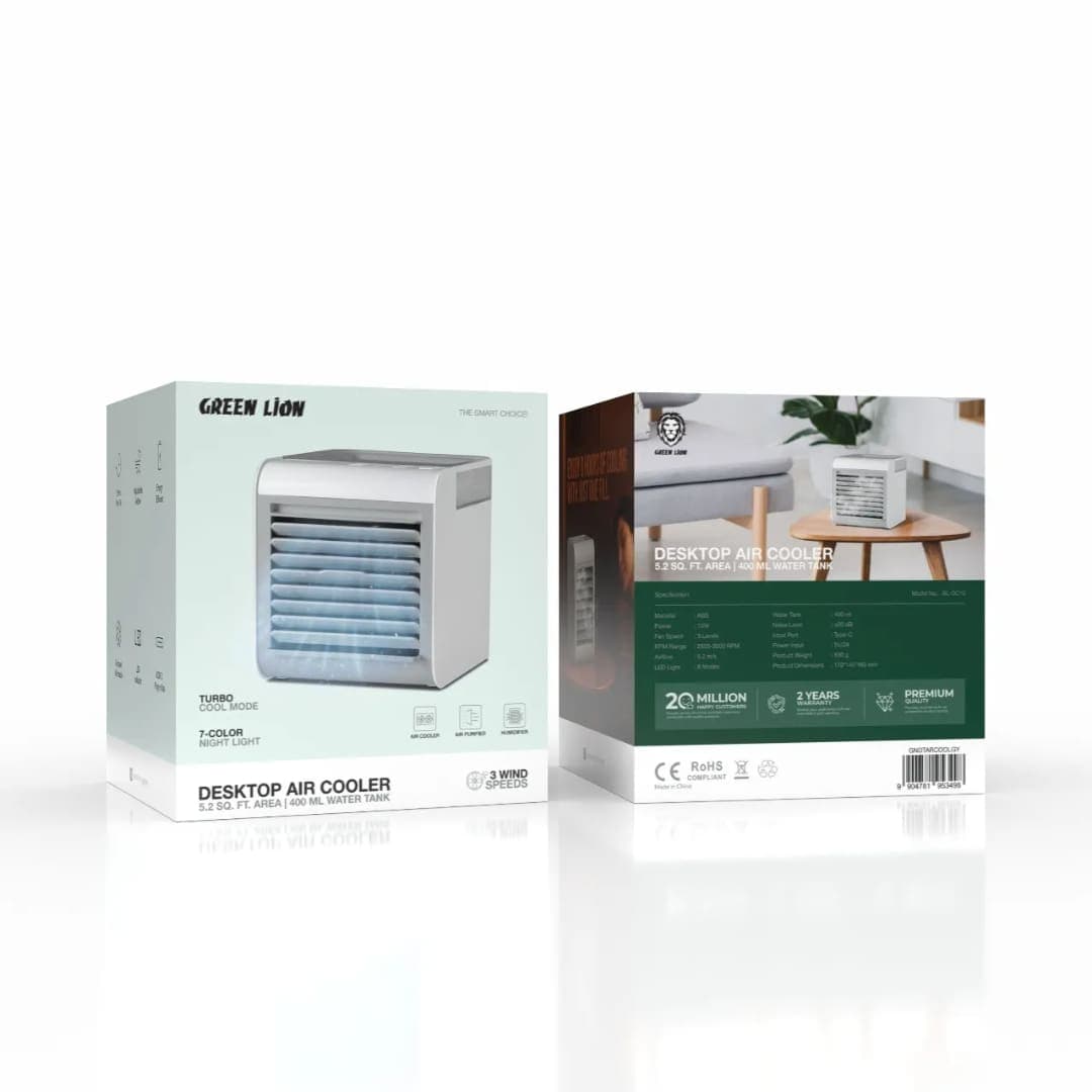 Green Lion Desktop Air Cooler 400ml