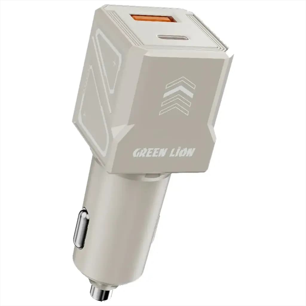 Green Lion Dual Volt Car Charger PD+QC 60W C to C 1m Cable