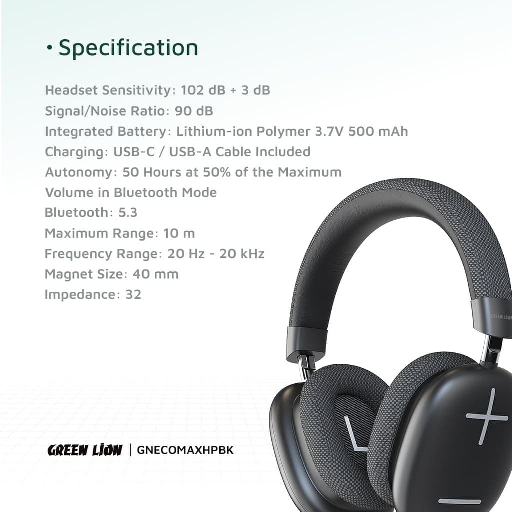 Green Lion Echo Max Headphone
