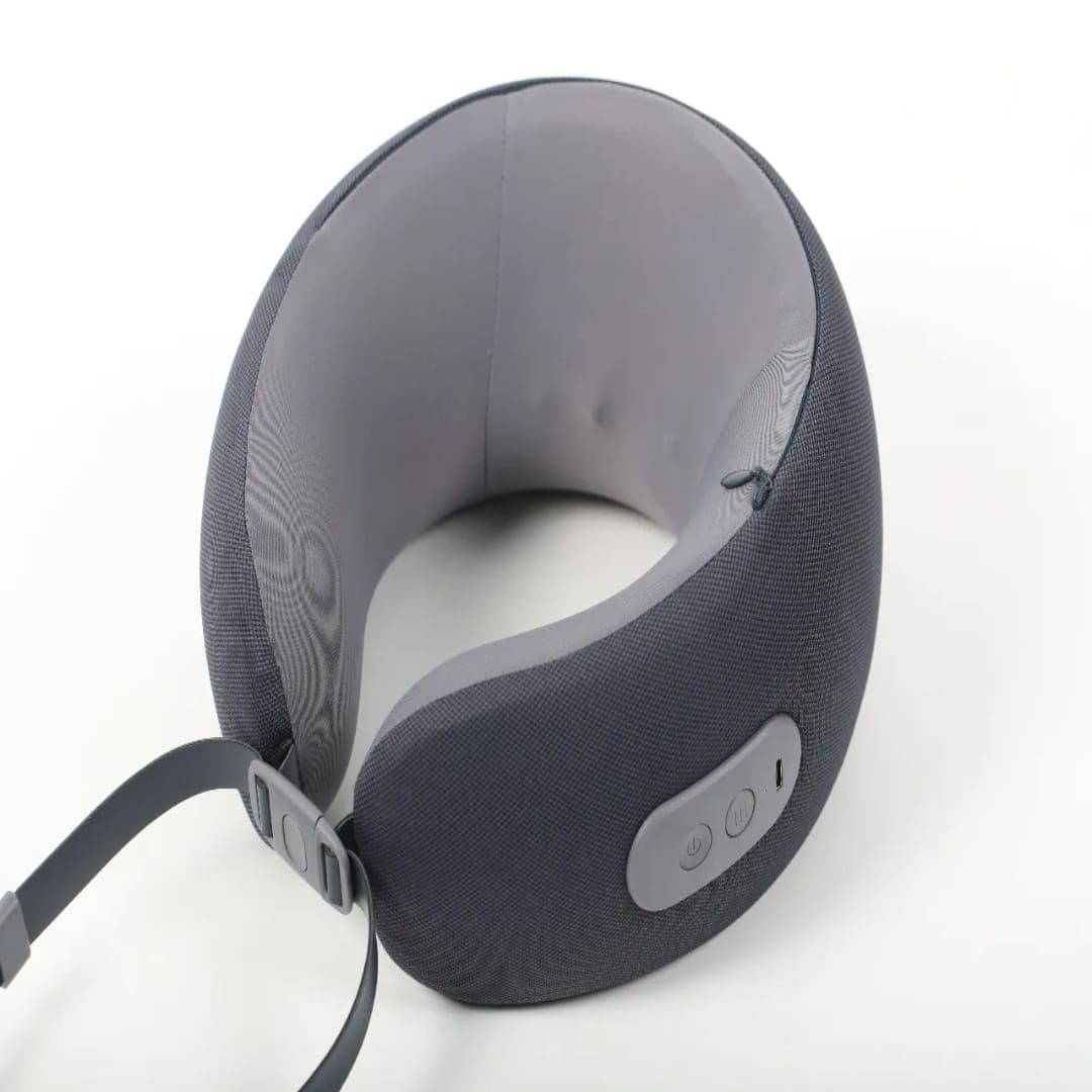 Green Lion Ergonomic Pillow with Neck Massager Function